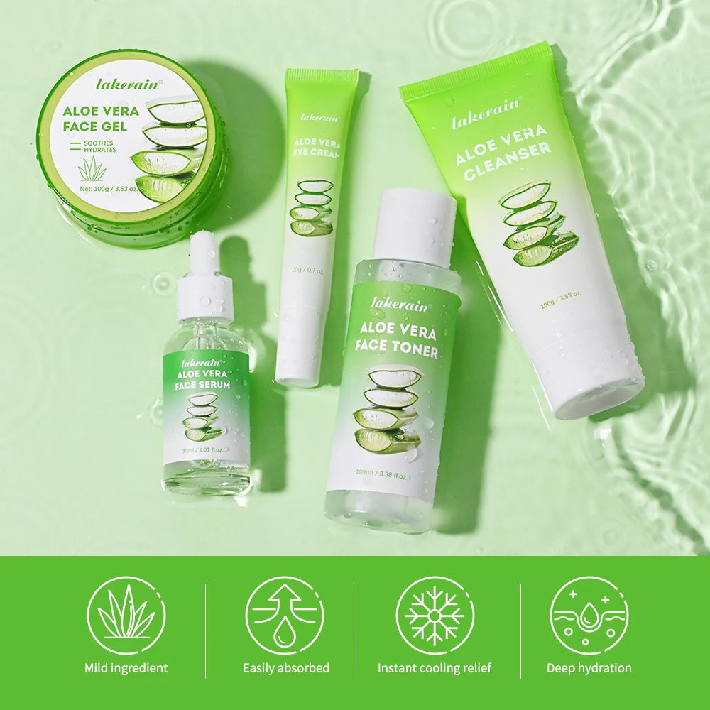 Aloe Vera Complete Skincare Set — 6 Pieces