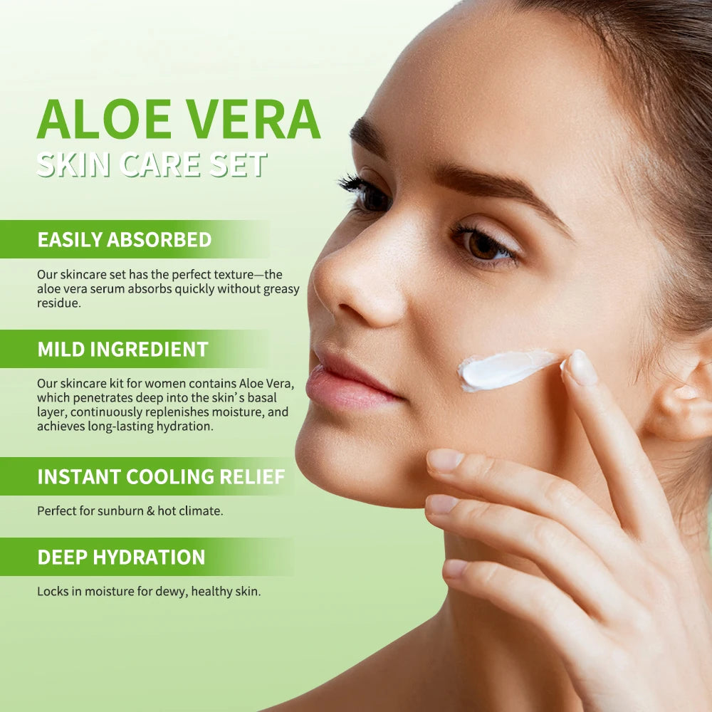 Aloe Vera Complete Skincare Set — 6 Pieces