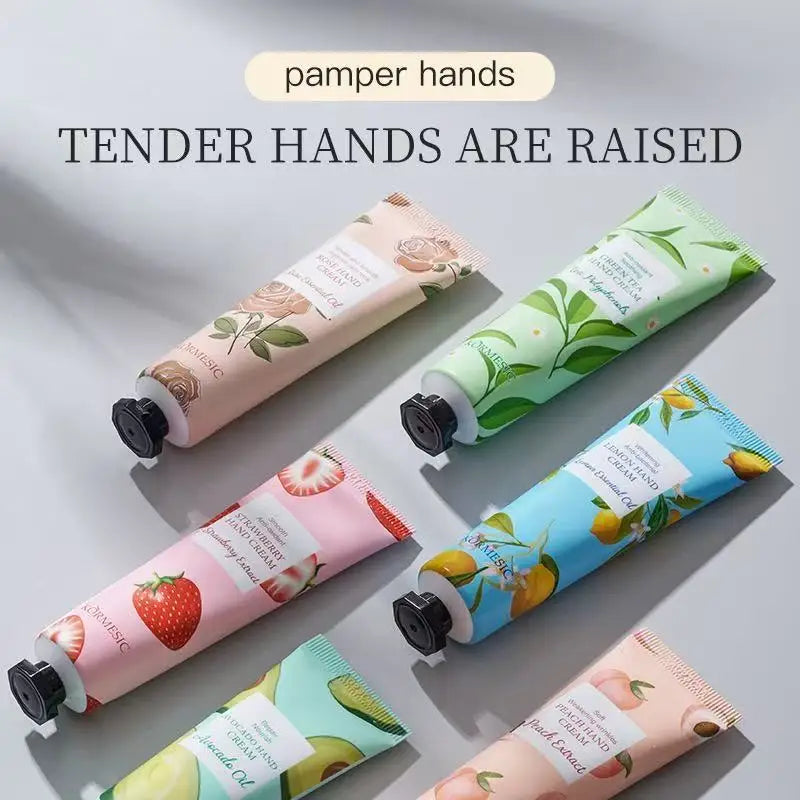 24-Piece Hand Cream Gift Set — 6 Fruity Scents