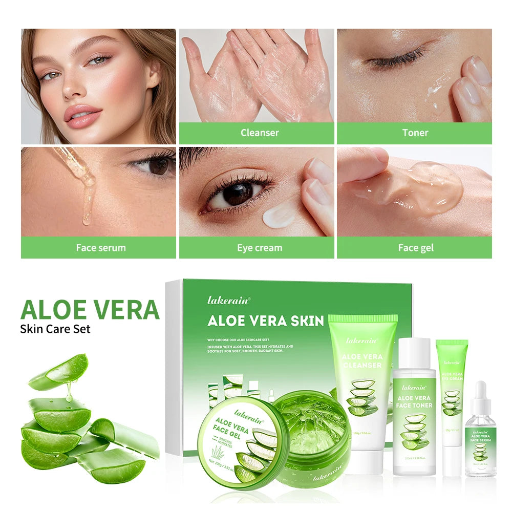Aloe Vera Complete Skincare Set — 6 Pieces