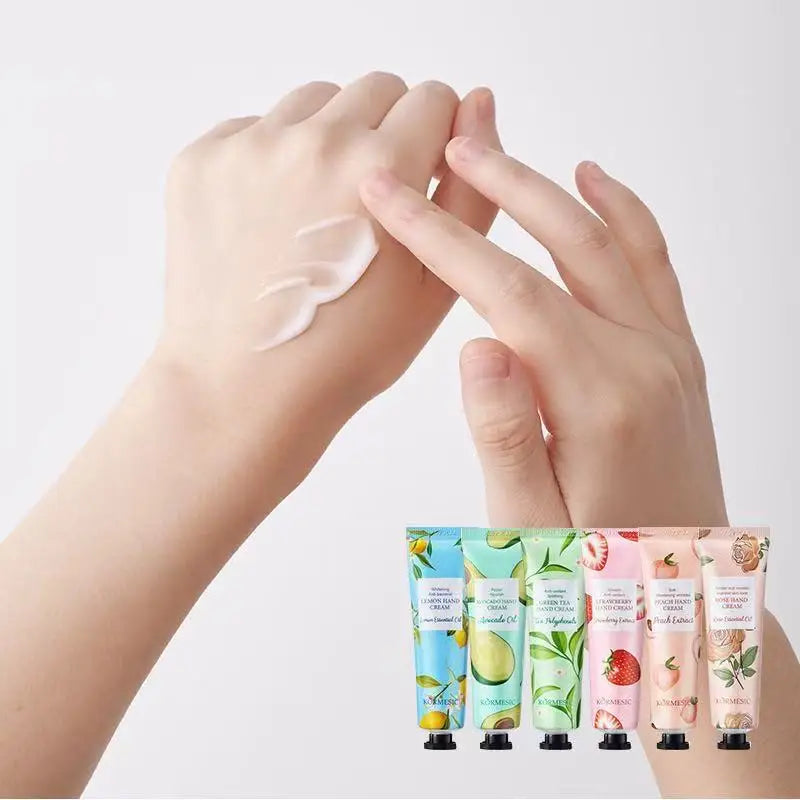 24-Piece Hand Cream Gift Set — 6 Fruity Scents
