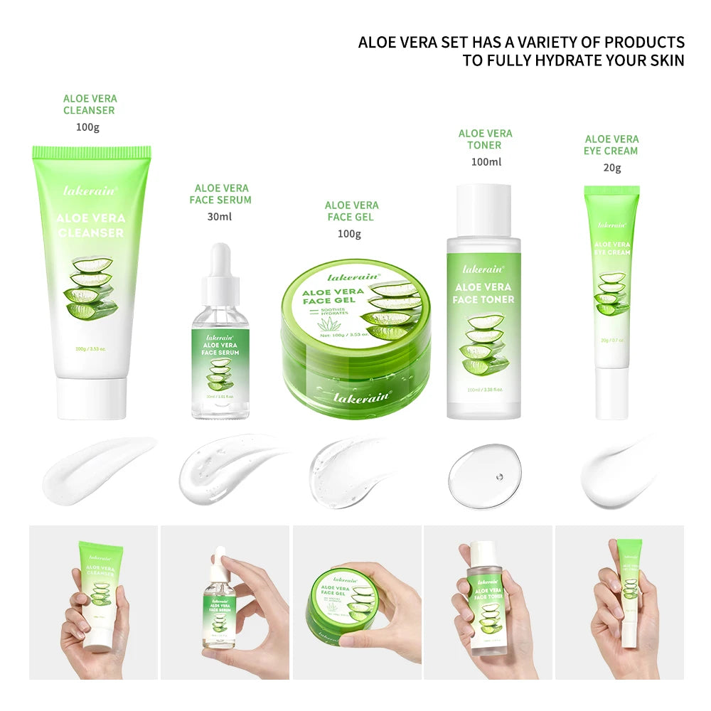 Aloe Vera Complete Skincare Set — 6 Pieces