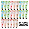 24-Piece Hand Cream Gift Set — 6 Fruity Scents
